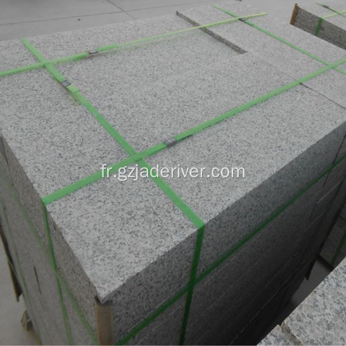 Dalle de pavé de granite à surface de frêne sésame